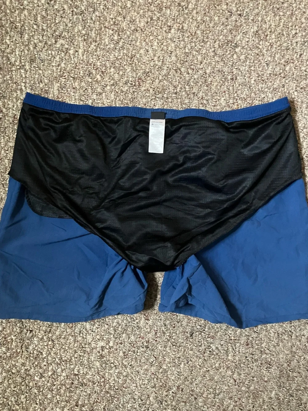 Patagonia Baggies Lined Swim Shorts Pocket Drawstring Mens XXL *READ Elastic Dry